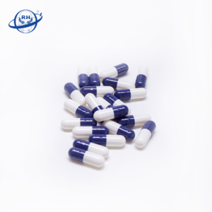 Fuente de la fábrica Venta caliente azul oscuro blanco médico difícil llenar de gelatina cápsulas vacías de tamaño 2 - Product Image 4