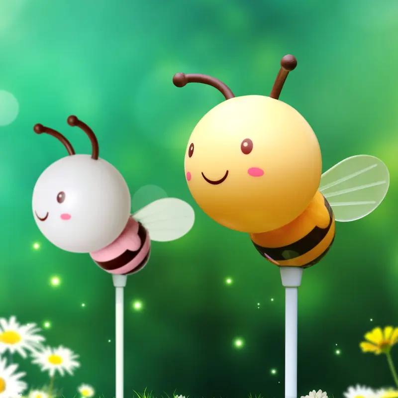Creative USB charging dimmable cartoon bee eye protection learning lamp