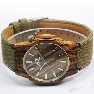 Cinghia Da Polso Orologi Personalizzati Misto di <span class=keywords><strong>Legno</strong></span> Fatti A Mano di Lusso DELLE DONNE di Modo di Sport Alla Moda <span class=keywords><strong>In</strong></span> Pelle di Nylon per Gli Uomini Analogico - Product Image 4