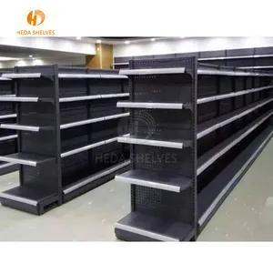 Gondola grocery storage metal shelf supermarket equipment shelves