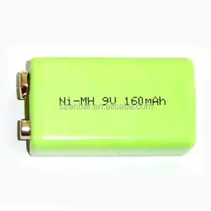 9V 250mAh נטענת nimh סוללה למקדחות