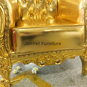 Wholesale Royal <strong>Antique</strong> Wedding Throne King and Queen <strong>Chairs</strong> <strong>for</strong> <strong>Sale</strong> - Product Image 6