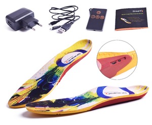 Remote battery heated insoles skiing Candle ice fishing cycling hunting and snowshoes - Product Image 3