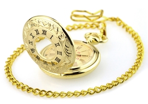 Homme montre de poche Vintage chiffres romains montre à Quartz <span class=keywords><strong>horloge</strong></span> avec chaîne Antique bijoux pendentif collier cadeaux pour le père 1896 - Product Image 3