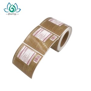 China Top Quality Best Selling Custom <span class=keywords><strong>Glass</strong></span> rollo etiqueta de alimentos baratos impresion etiquetas pegatinas etiqueta de la bot - Product Image 2