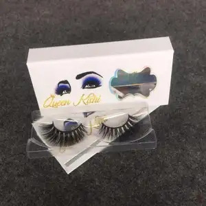 도매 속눈썹 3D 가짜 밍크 한국 실크 속눈썹 사용자 정의 포장 속눈썹