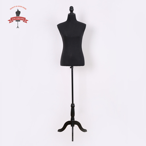 Maniquí ajustable para mujer, funda <span class=keywords><strong>de</strong></span> tela, venta al por mayor, China - Product Image 3