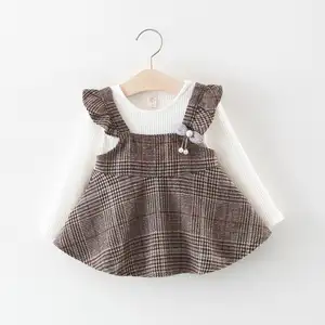 תינוק תינוק אביב סתיו קוריאני סגנון קטן בנות טוטו שמלת נסיכת תינוקת שמלה