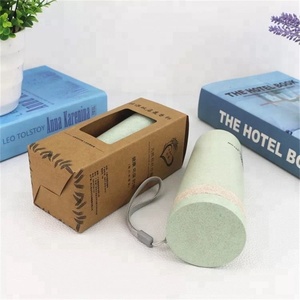 Hecho en China OEM paja de <span class=keywords><strong>trigo</strong></span> ecológico botella de agua de botella de agua potable - Product Image 3