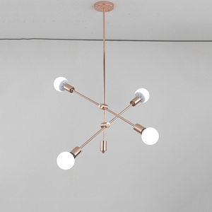 <span class=keywords><strong>4</strong></span> lumières réglable tube éclairage intérieur hôtel salon lustre pendentif lumière - Product Image 2