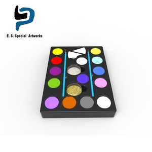 La Copa <span class=keywords><strong>del</strong></span> <span class=keywords><strong>Mundo</strong></span> de 2018, 14 <span class=keywords><strong>colores</strong></span>, no-tóxico pintura de la cara nacional de cara de bandera fans <span class=keywords><strong>del</strong></span> deporte pintura de la cara - Product Image 1