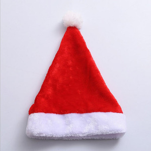 Venta caliente de la Navidad sombreros de fiesta de sombreros de sombrero de Santa Claus para adultos Rojo Tapa - Product Image 2
