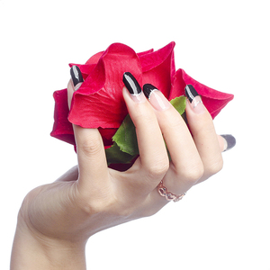 dito accessori di arte del chiodo ordito di colore puro di modo su ordinazione del tatuaggio autoadesivo di arte del chiodo - Product Image 6