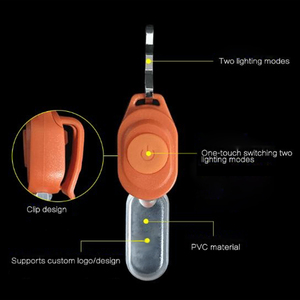 Venta caliente 2019 Comercio al por mayor Mini Flashing Led Zipper Light Keyring Logo personalizado Night Sport LED Light <span class=keywords><strong>Keycha</strong></span> - Product Image 3