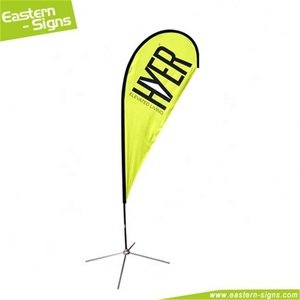 Cabine d'exposition en polyester à la mode de 2 m, anti-rides, banderole avec base croisée - Product Image 3