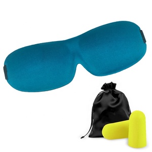 Cómodo 3D dormir máscara de ojo largo camino viajes en tren o en avión de viaje máscara de dormir - Product Image 6