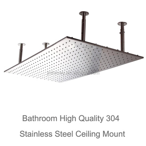De luxe conception 20X40 pouces haut débit facile propre en acier inoxydable pommeau de douche plafond monté - Product Image 1