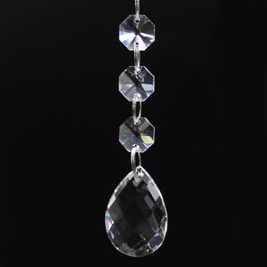Pêndulos de Cristal para Lustre, Peças de Iluminação de Cristal com 3 Contas Ocon - Product Image 2