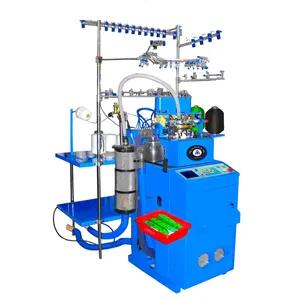 6F máquina de tejer calcetines totalmente computarizada, con un solo cilindro