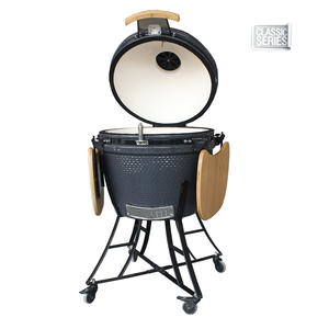 Fácil montaje Auplex 24 pulgadas keramik grillpfanne barbacoa extractor de humos de Kamado de parrilla - Product Image 3