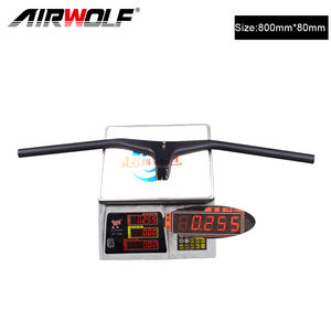 17 Degree Full Carbon Stem Integrated MTB <strong>Handlebar</strong> for Mountain Bikes <strong>Horizontal</strong> Design - Product Image 5