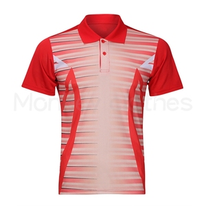 T-shirt Polo Dorata da Uomo in Tessuto Traspirante con Sublimazione Completa all'Ingrosso - Product Image 3