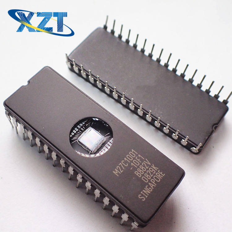 2PCS M27C1001-10F1 27C1001- ST IC EPROM UV 1MBIT 100NS 32CDIP NEW - Foto 9