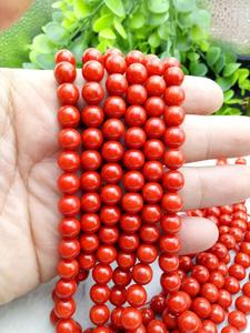 Perline Rotonde in Pietra all'Ingrosso 4mm-12mm, Fili di Perle Sciolte in <span class=keywords><strong>Corallo</strong></span> Rosso per Creazione di Gioielli - Product Image 6