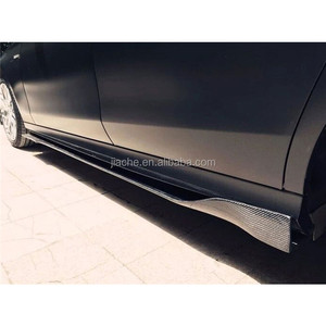 Paraurti anteriore labbro diffusore posteriore Spoiler minigonne laterali 2014-2016 kit carrozzeria in fibra di carbonio per Benz classe E <span class=keywords><strong>W212</strong></span> E260 E300 E400 E63 <span class=keywords><strong>AMG</strong></span> - Product Image 5
