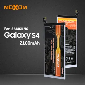 Fabrika Toptan MOXOM Yedek Pil 2100 mah Samsung S4 Cep Telefonu Aksesuarları Pil