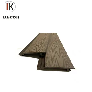 New Material Elegant Wooden Wall Panel WPC Cladding for Hotel Outdoor Walls