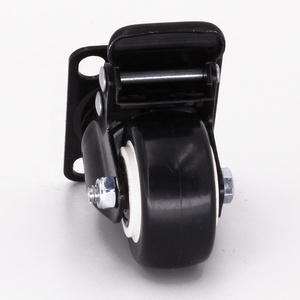 2 Zoll PU/PVC Small Caster Light Duty Lenkräder mit Bremse - Product Image 4