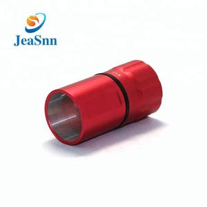 Alta precisión mecanizado CNC piezas rojo anodizado piezas de aluminio para la <span class=keywords><strong>linterna</strong></span> - Product Image 2