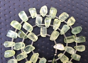 Polished Rough Natural Prehnite Raw Gemstone for Making Jewelry Party Stone Beautiful Necklace <b>Bracelet</b> Wholesale - Product Image 4