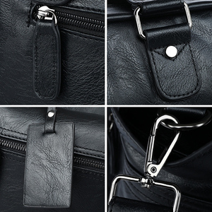 Bolso de viaje de piel sintética suave para fin de semana, bolsa de viaje de negocios, a la moda, con logotipo de marca personalizado, superventas