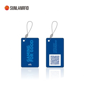 El más nuevo inteligente cristal tarjeta/Rfid PET NFC clave Fob epoxi tarjeta Rfid epoxi etiqueta Rfid con código QR - Product Image 1