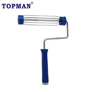 TOPMAN 9'' wall painting tools design Sturdy 6 wire cage heavy duty paint roller handles