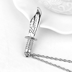 Nuova Collana alla Moda con Catena e Pugnale del Leader Islamico Maometto - Product Image 4