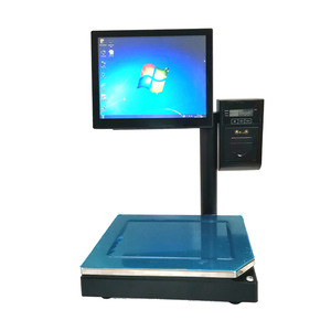 POS Hệ Thống Thiết Bị Đầu Cuối Cảm Ứng Kép Tiền Mặt Đăng Ký Quy Mô Điện Tử Cân Thanh Toán Reader Máy <span class=keywords><strong>In</strong></span> Thiết Bị Tất Cả Trong Một Quy Mô - Product Image 2