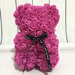Conservas de 25cn Rosa oso de peluche para regalo de la novia - Product Image 4