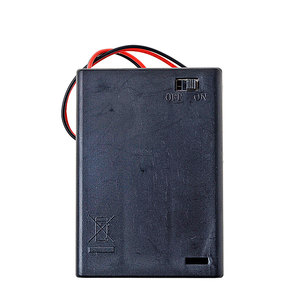 3 X AA 4.5V 블랙 배터리 홀더 커넥터 보관 케이스 배터리 박스 3 슬롯 AA 배터리 홀더 ON/OFF 스위치 및 리드 와이어 포함 - Product Image 3