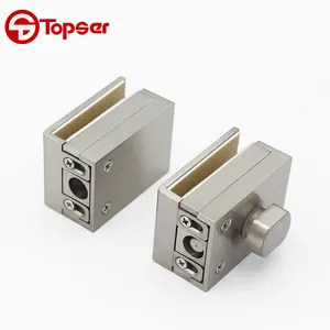 Prix usine bouton rotatif Double face en acier inoxydable <span class=keywords><strong>serrure</strong></span> de <span class=keywords><strong>porte</strong></span> en <span class=keywords><strong>verre</strong></span> pour bureau <span class=keywords><strong>porte</strong></span> en <span class=keywords><strong>verre</strong></span> sans cadre - Product Image 1
