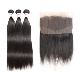 Pas cher Cuticules Alignés Fournisseur De Cheveux Dentelle Frontale Fermeture 360 Avec des Faisceaux - Product Image 2