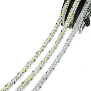 DC12V供电的LED灯条3528暖白色SMD 240 LED/m RGB 234 led/m IP65防水DC12V柔性LED光