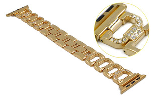 Bracciale di lusso cinturino in metallo acciaio inox per Apple <span class=keywords><strong>Watch</strong></span> serie 11 10 <span class=keywords><strong>9</strong></span> 8 7 6 5 4 3 SE 49mm 46mm 38mm - Product Image 4