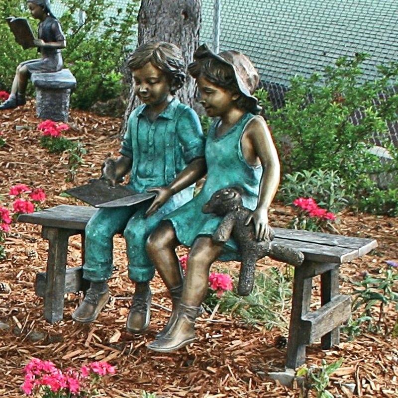 Outdoor-Decoration-Bronze-Boy-