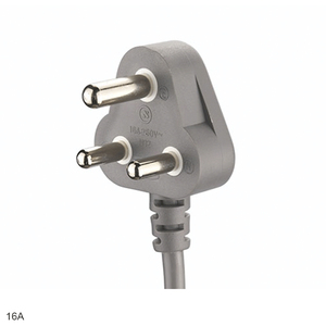 SABS estándar <span class=keywords><strong>de</strong></span> Cable <span class=keywords><strong>de</strong></span> alimentación <span class=keywords><strong>de</strong></span> 16A 250 V eléctrico Cable <span class=keywords><strong>de</strong></span> extensión 3 Pin Sur África enchufe eléctrico - Product Image 1