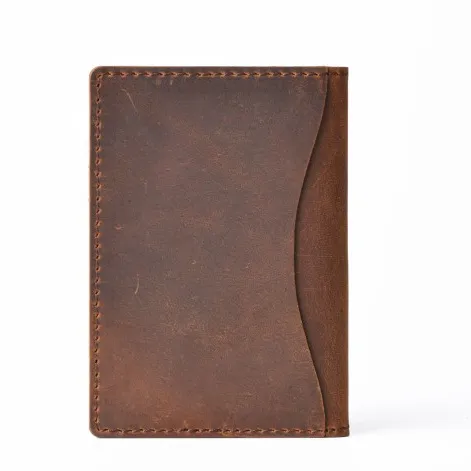 logo custom western crazy leather horse classical wallet for sale