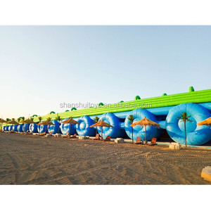 <span class=keywords><strong>2025</strong></span> disesuaikan Luncur air tiup taman hiburan raksasa dewasa <span class=keywords><strong>Inflatable</strong></span> kota untuk komersial - Product Image 4
