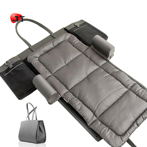 Newest Diaper Tote <strong>Bag</strong> PU Leather Travel Single Shoulder Changing Sleeping Folding Baby <strong>Bed</strong> <strong>Bag</strong> - Product Image 1